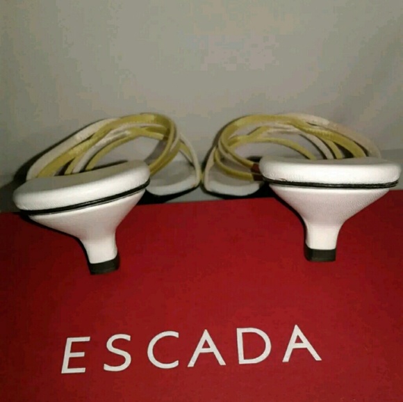 ESCADA Women's Sandal Slip On Heels Size 7.5 - Picture 5 of 8